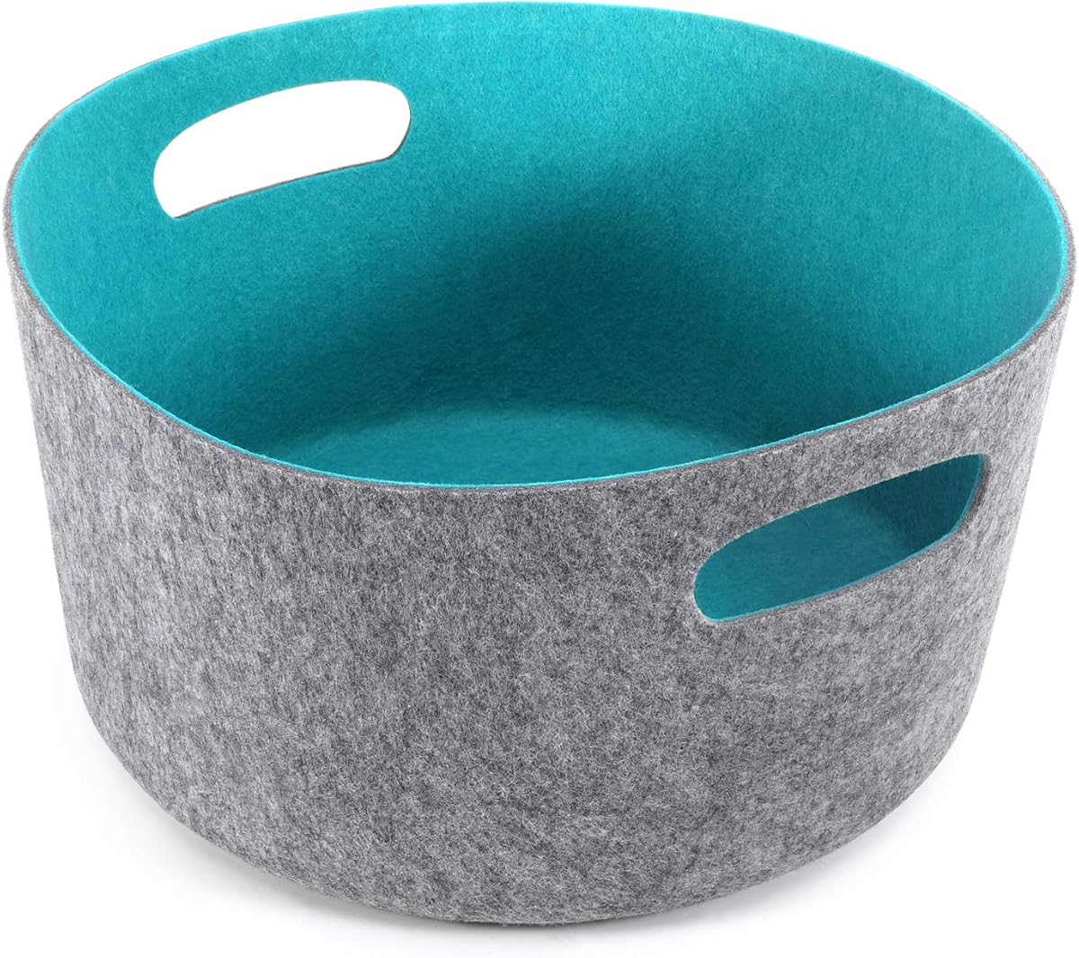 Felt Storage Bin with Handles - Gray, Medium product photo