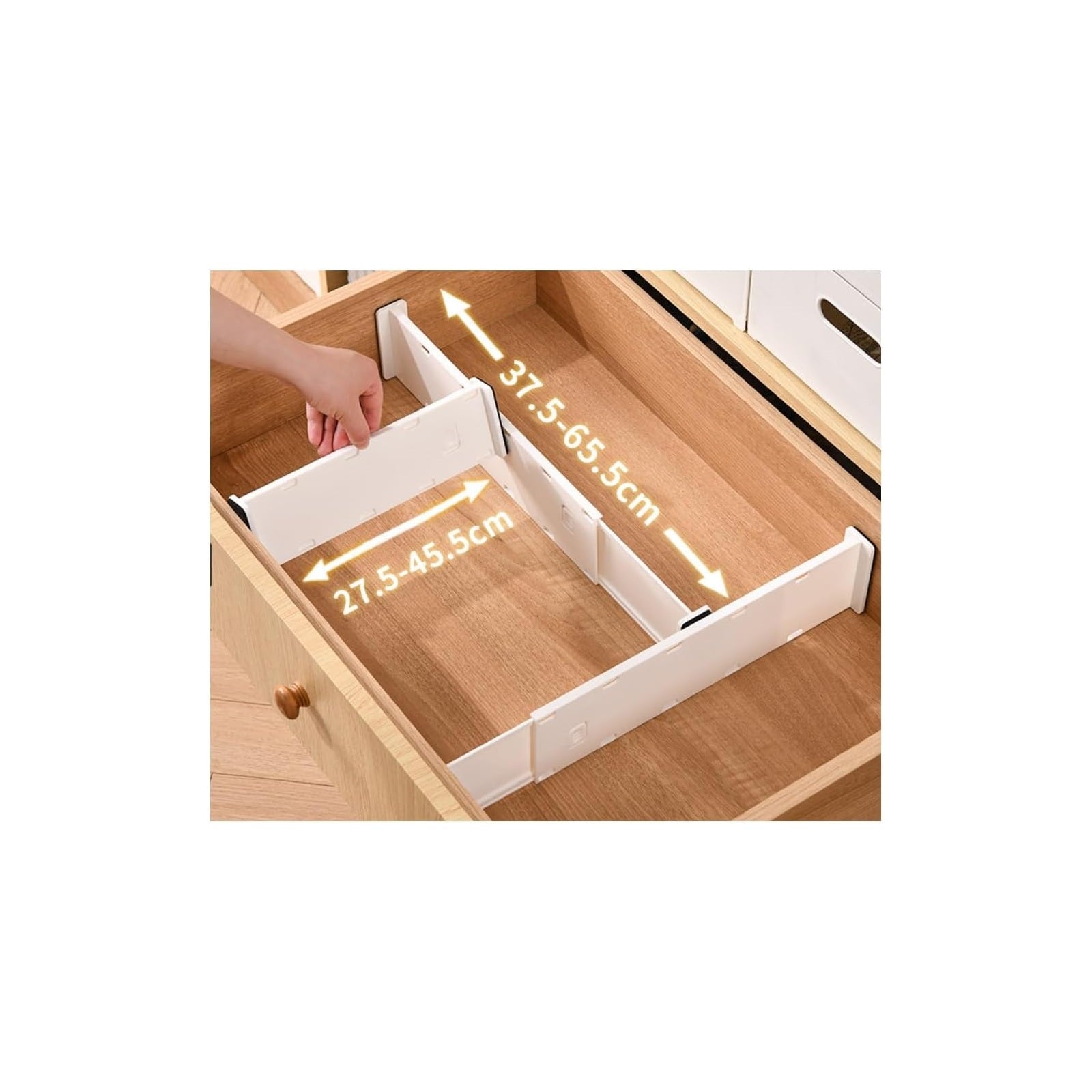 Womack Marrow Homeware Adjustable Drawer Dividers - 6-Pack - product photo Main image