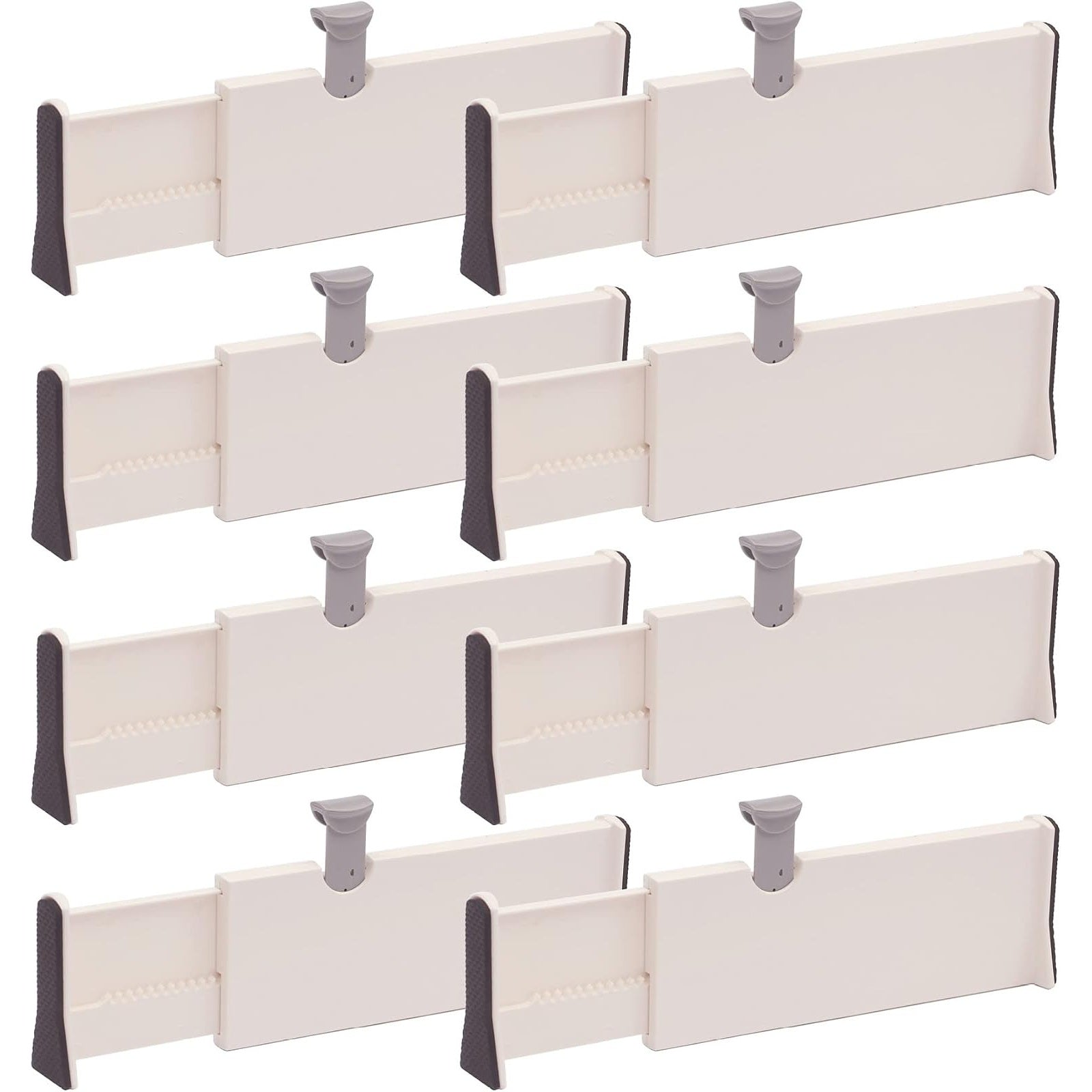 Womack Marrow Homeware Adjustable Drawer Divider Set - Pack of 8 - product photo