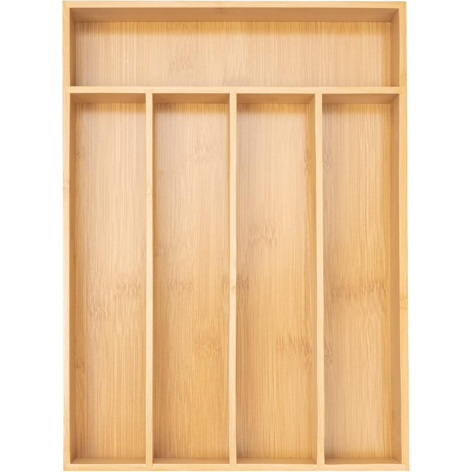 Womack Marrow Homeware Bamboo Drawer Organizer Tray - Large - product photo Main image