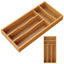 Womack Marrow Homeware Bamboo Drawer Organizer Tray - Small - product photo