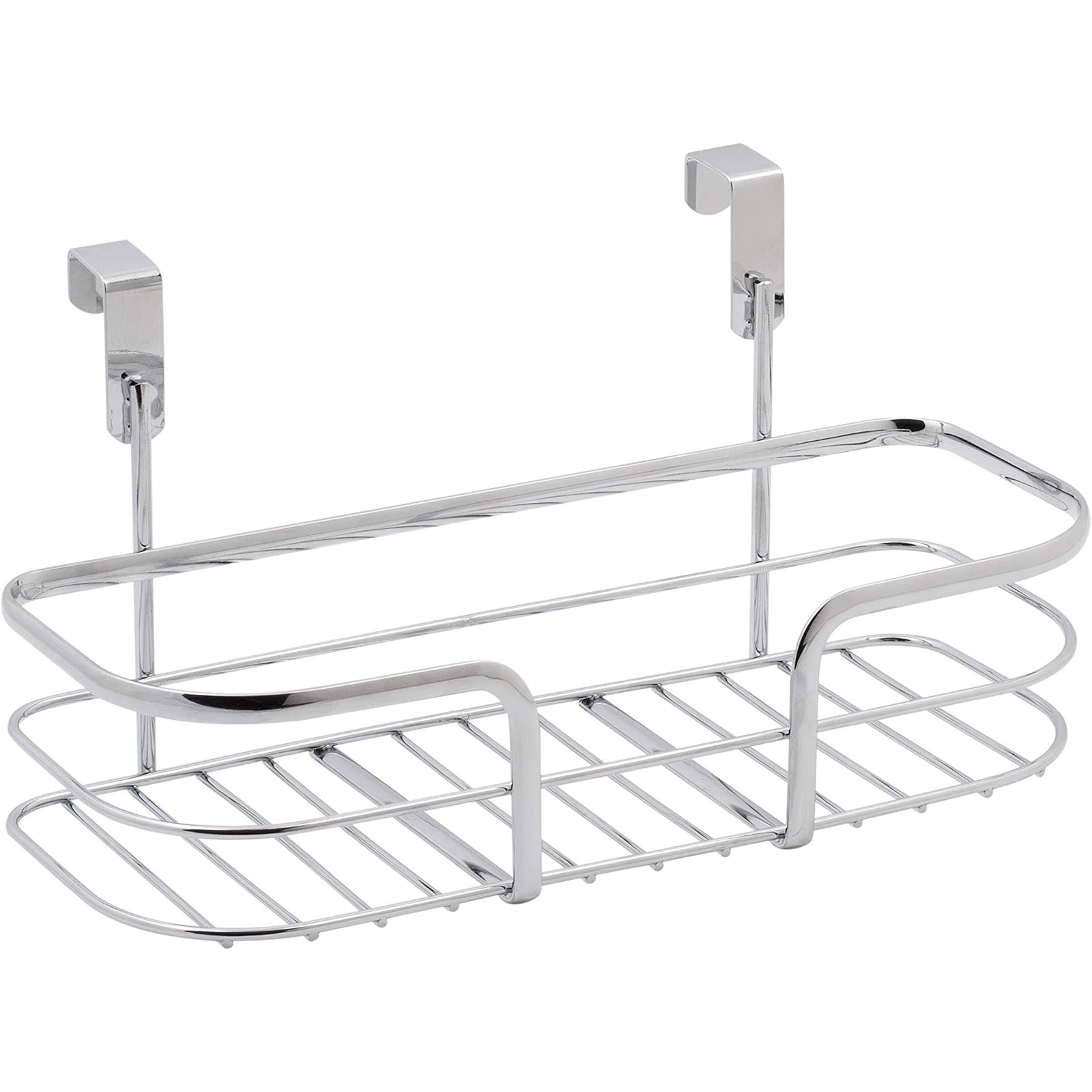 Womack Marrow Homeware Cabinet Door Hanging Storage Basket - Over-the-Door - Silver photo Main image