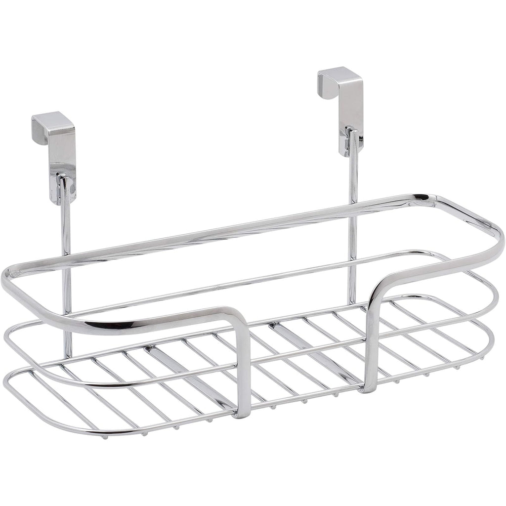Womack Marrow Homeware Cabinet Door Hanging Storage Basket - Over-the-Door - Silver photo