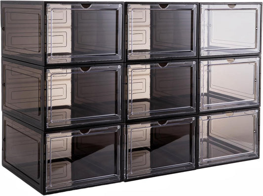 Clear Stackable Shoe Box - Clear, Tall product photo