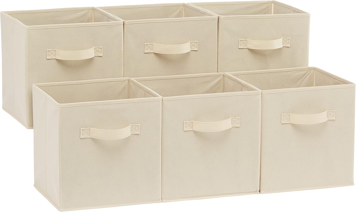 Collapsible Fabric Storage Bin - Gray, Small product photo
