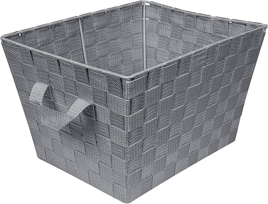 Collapsible Woven Storage Basket - Natural, Small product photo