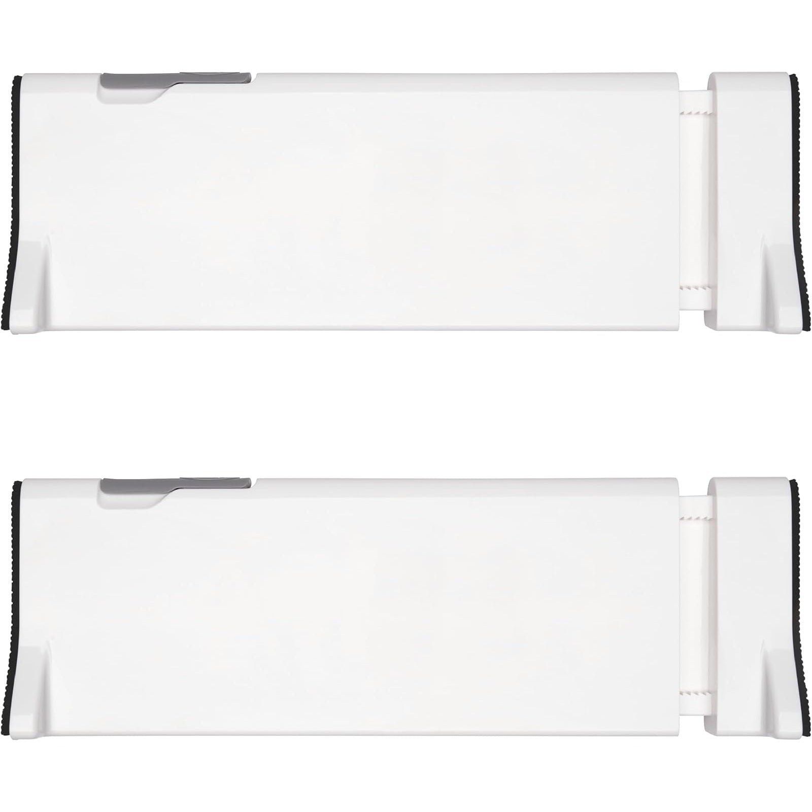 Womack Marrow Homeware Expandable Drawer Divider Organizer - Set of 2 - White photo Main image
