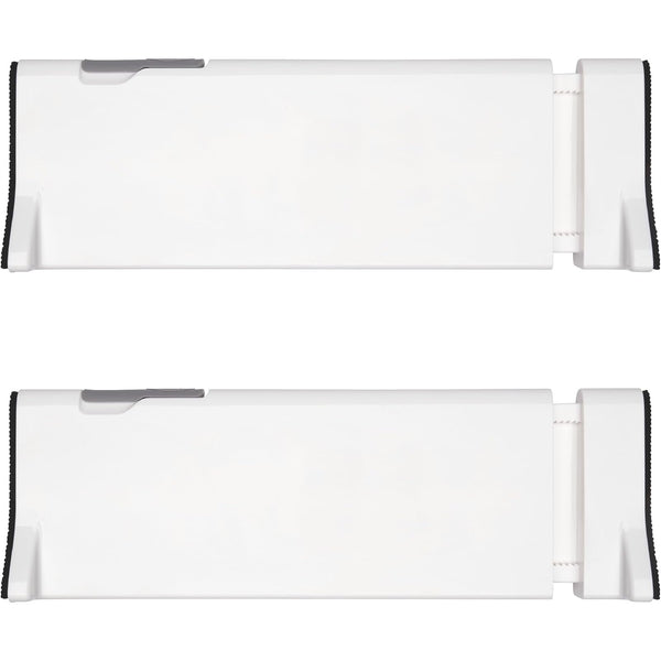 Womack Marrow Homeware Expandable Drawer Divider Organizer - Set of 2 - White photo