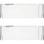 Womack Marrow Homeware Expandable Drawer Divider Organizer - Set of 2 - White photo