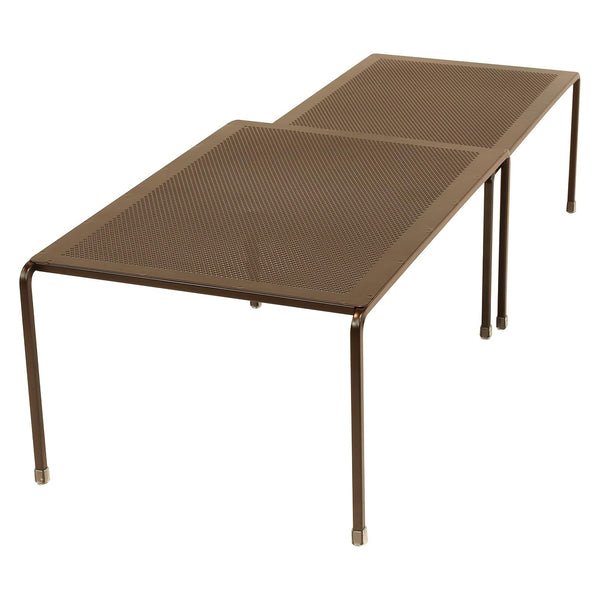 Womack Marrow Homeware Expandable Tiered Shelf Riser - 3-Tier - Bronze photo