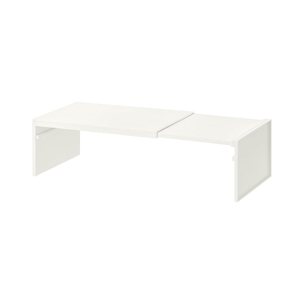 Womack Marrow Homeware Expandable Tiered Shelf Riser - 3-Tier - White photo