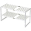 Womack Marrow Homeware Expandable Under-Sink Organizer Rack - White photo