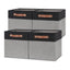 Womack Marrow Homeware Foldable Fabric Storage Cube - Pack of 4 - product photo