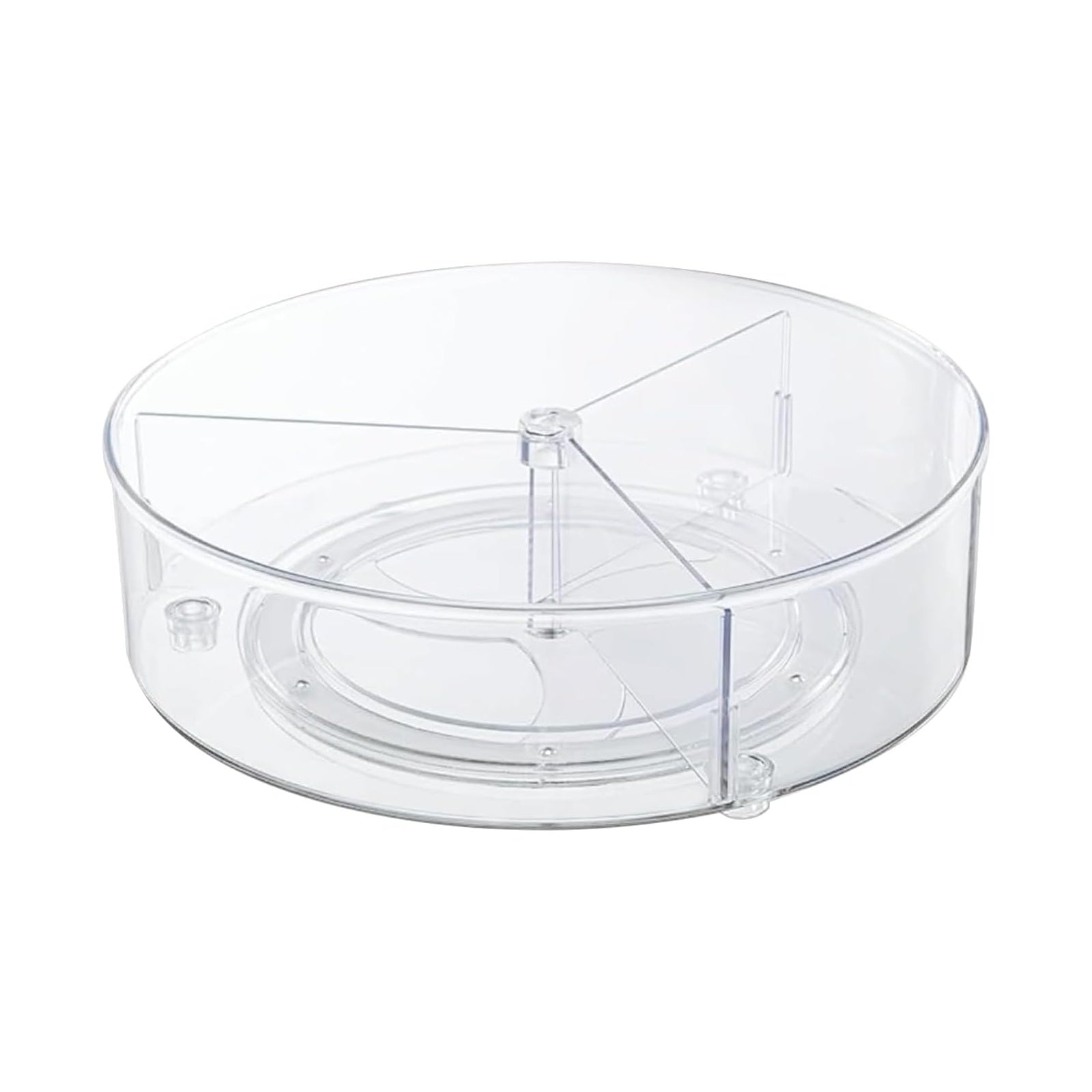 Womack Marrow Homeware Lazy Susan Turntable Organizer - 11 inch - Clear photo Main image