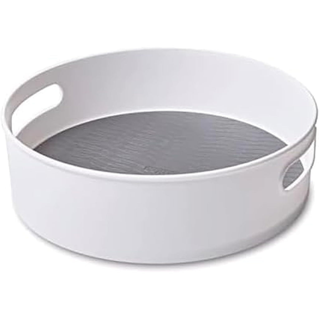 Womack Marrow Homeware Lazy Susan Turntable Organizer - 11 inch - White photo