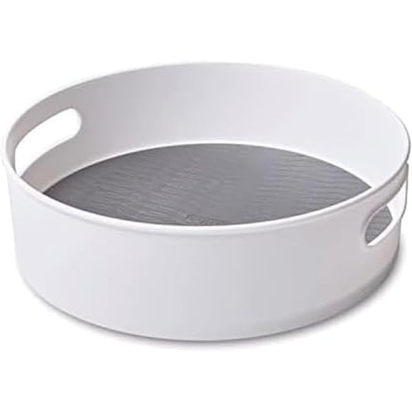 Womack Marrow Homeware Lazy Susan Turntable Organizer - 11 inch - White photo