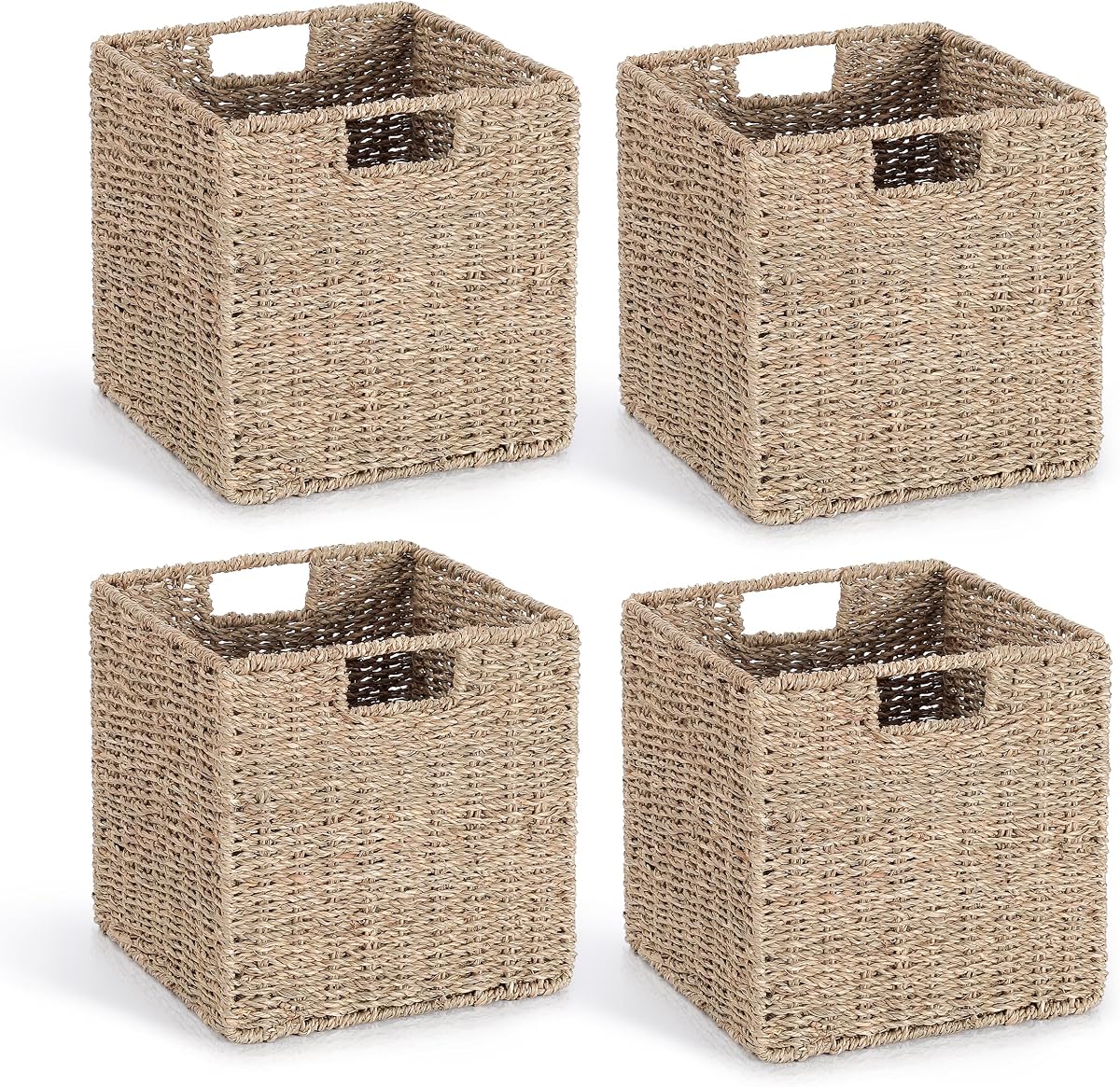 Seagrass Woven Storage Basket - Natural, Small product photo