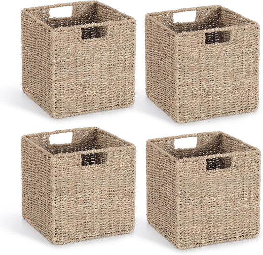 Seagrass Woven Storage Basket - Natural, Small product photo