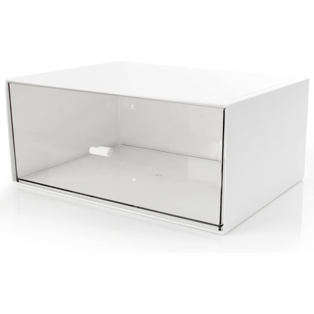 Womack Marrow Homeware Stackable Drawer Organizer Bin - Large - White photo