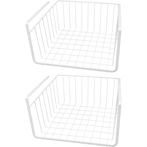 Womack Marrow Homeware Under-Shelf Storage Basket - 2-Pack - White photo