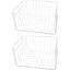 Womack Marrow Homeware Under-Shelf Storage Basket - 2-Pack - White photo