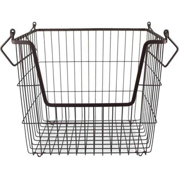 Womack Marrow Homeware Wire Mesh Storage Basket - Bronze photo