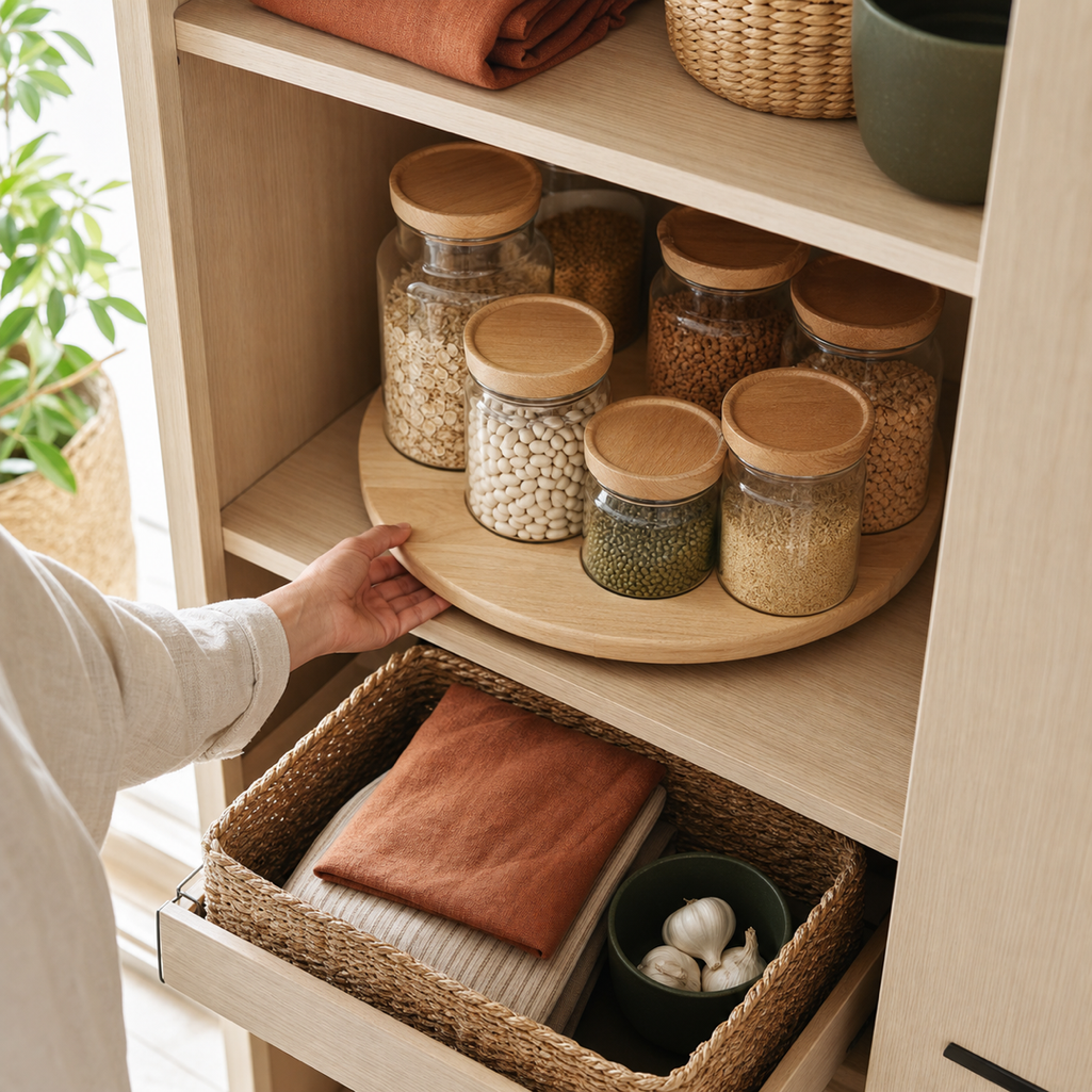 Kitchen and pantry organization