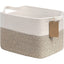 Womack Marrow Homeware Woven Cotton Rope Storage Basket - Medium - Beige photo